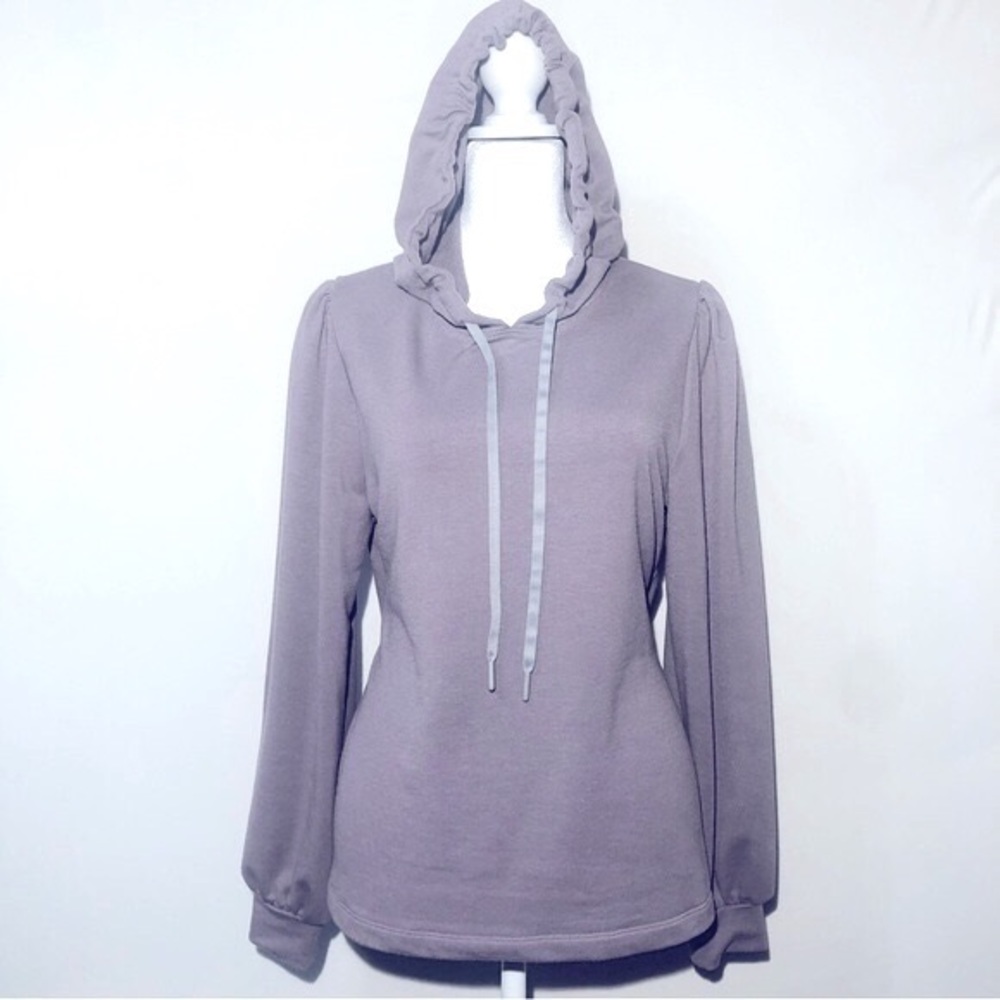 Thrive Société Women Purple Pullover Hoodie. Size S